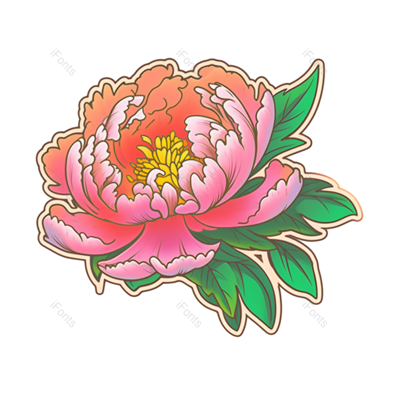 鲜花背景图片,鲜花边框元素,PNG,免抠素材